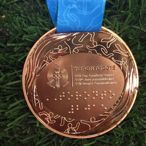 Medalha de Bronze do Pan Americano de Toronto 2015.